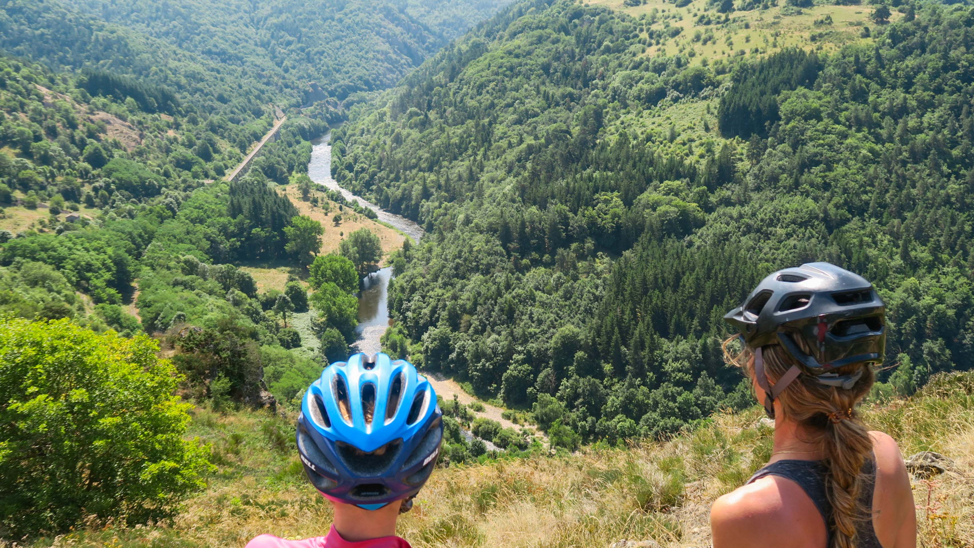 point de vue sur les gorges de l'Allier